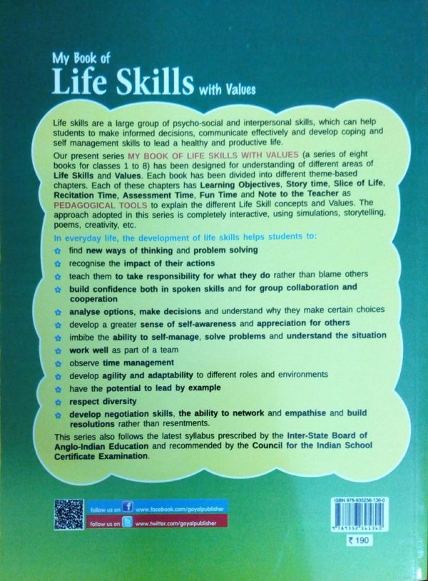 My book of life skills with values book 7 2